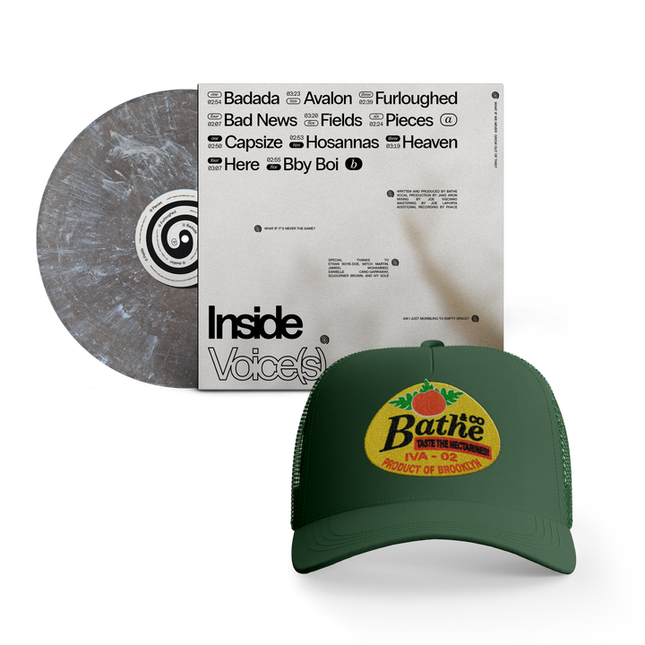 Bathe - Inside Voice(s) on Smog Vinyl + Hat Bundle