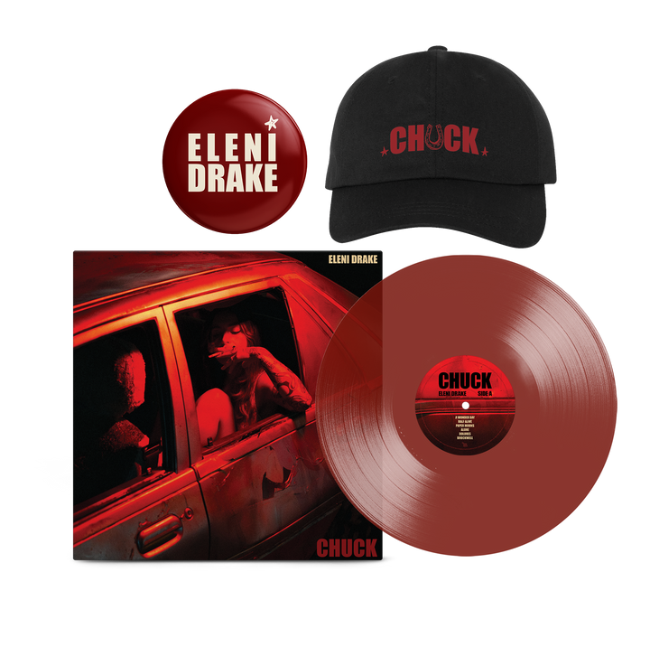 Eleni Drake - Chuck on Vinyl + Black Hat + Pin Bundle