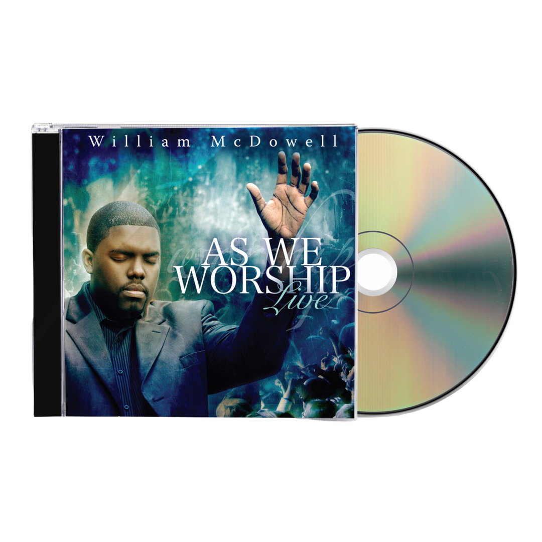 William McDowell As We Worship Live CD Gospel Inspirational Music MNRK Nashville